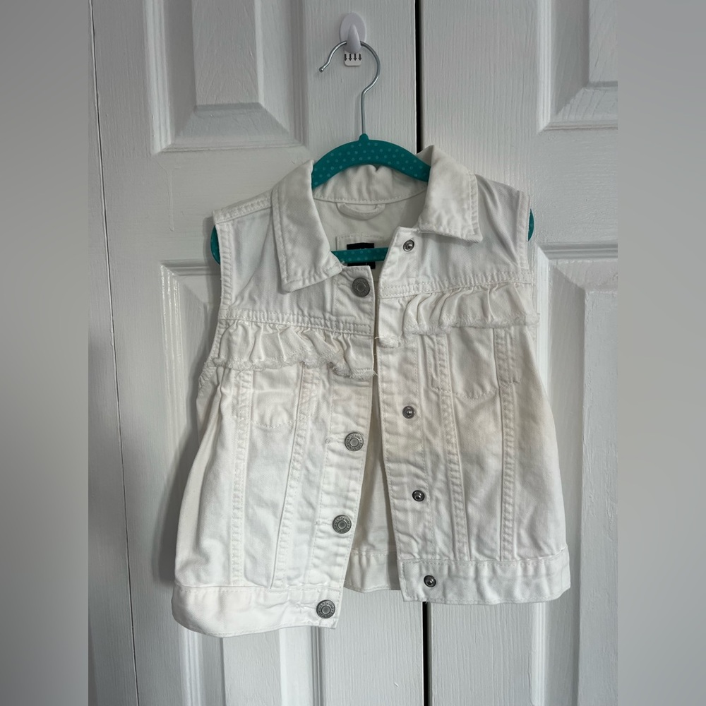 Girls denim vest